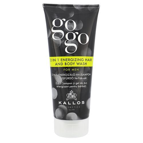 Duschgel Kallos Cosmetics Gogo 2 in 1 Energizing Hair And Body Wash 200 ml