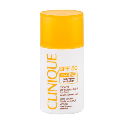 Sonnenschutz fürs Gesicht Clinique Sun Care Mineral Sunscreen Fluid For Face SPF50 30 ml