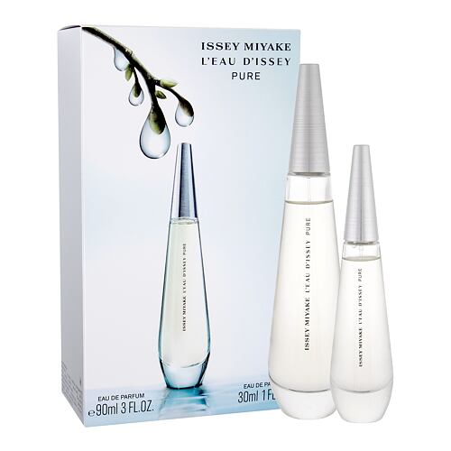 Eau de parfum Issey Miyake L´Eau D´Issey Pure 90 ml boîte endommagée Sets