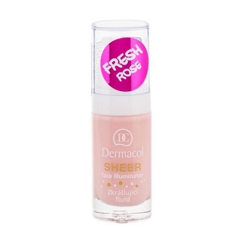 Make-up Base Dermacol Sheer Face Illuminator 15 ml fresh rose Beschädigtes Flakon