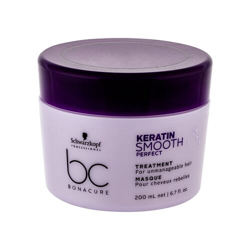 Masque cheveux Schwarzkopf Professional BC Bonacure Keratin Smooth Perfect 200 ml emballage endommag