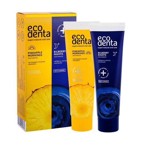 Dentifrice Ecodenta Toothpaste Pineapple Mornings 100 ml boîte endommagée Sets