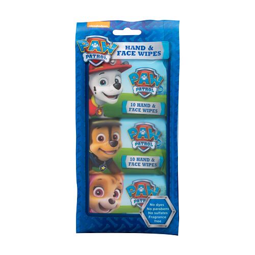 Lingettes nettoyantes Nickelodeon Paw Patrol Hand & Face Wipes 30 St.