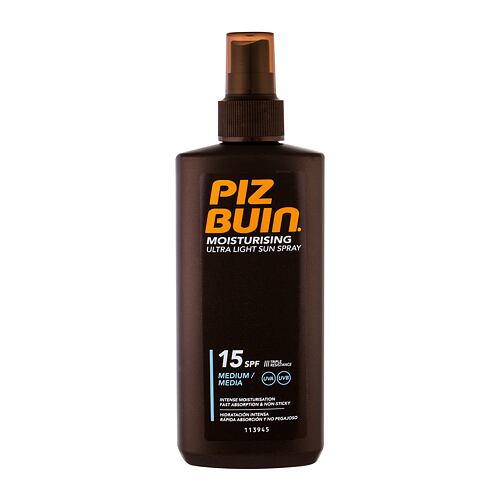 Sonnenschutz PIZ BUIN Moisturising Ultra Light Sun Spray SPF15 200 ml Beschädigtes Flakon