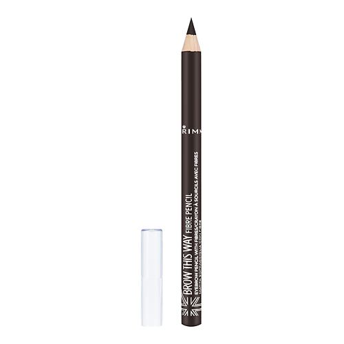 Crayon à sourcils Rimmel London Brow This Way Fibre Pencil 1,08 g 003 Dark