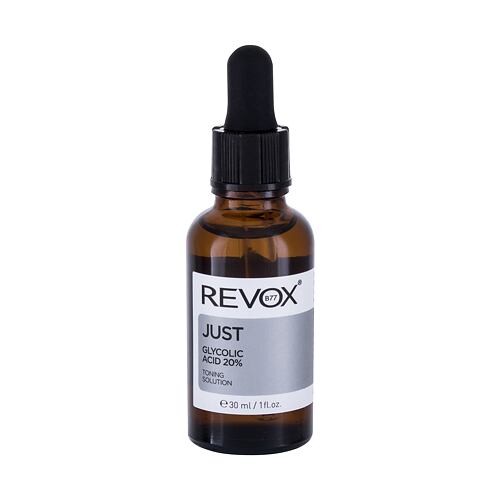 Gesichtswasser und Spray Revox Just Glycolic Acid 20% 30 ml Beschädigte Schachtel