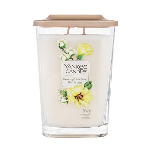 Bougie parfumée Yankee Candle Elevation Collection Blooming Cotton Flower 552 g