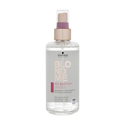  Après-shampooing Schwarzkopf Professional Blond Me All Blondes Light Spray Conditioner 200 ml boîte