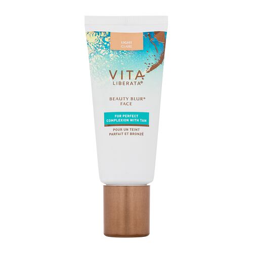 Make-up Base Vita Liberata Beauty Blur Face For Perfect Complexion With Tan 30 ml Light Beschädigte Schachtel