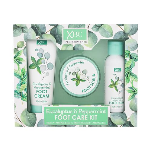 Fußcreme Xpel Eucalyptus & Peppermint Foot Care Kit 100 ml Sets