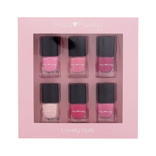 Nagellack 2K Miss Pinky Lovely Nails 5 ml Beschädigte Schachtel Sets