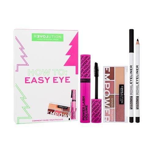 Mascara Revolution Relove How To: Easy Eye 7 ml Black boîte endommagée Sets