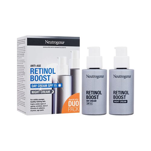 Tagescreme Neutrogena Retinol Boost Duo Pack 50 ml Beschädigte Schachtel Sets