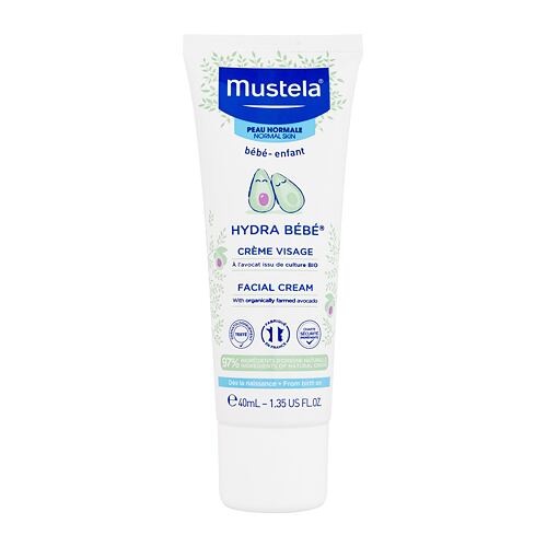 Crème de jour Mustela Hydra Bébé® Facial Cream 40 ml