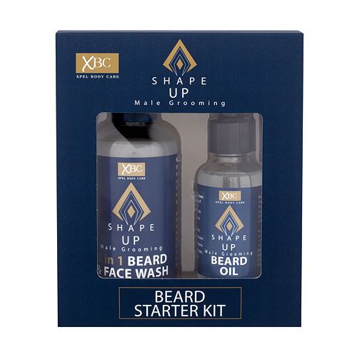 Reinigungsgel Xpel Shape Up Beard Starter Kit 100 ml Beschädigte Schachtel Sets