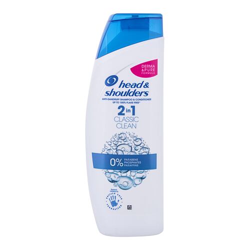 Shampooing Head & Shoulders 2in1 Classic Clean 450 ml flacon endommagé