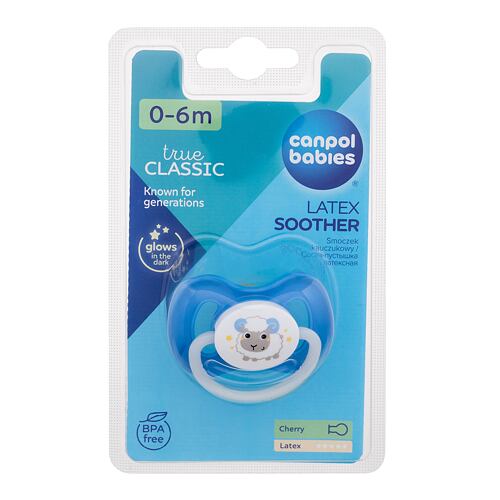 Sucette Canpol babies Bunny & Company Latex Soother Blue 0-6m 1 St.