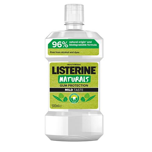 Mundwasser Listerine Naturals Gum Protection Mild Taste Mouthwash 500 ml