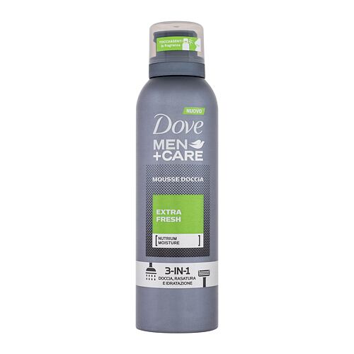 Mousse de douche Dove Men + Care Extra Fresh 200 ml flacon endommagé