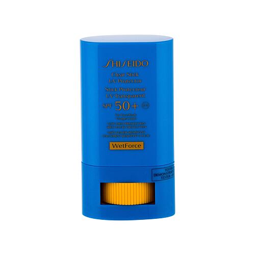 Sonnenschutz fürs Gesicht Shiseido UV Protective Clear Stick SPF50+ 15 g Tester