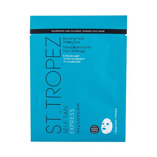 Autobronzant  St.Tropez Self Tan Express Bronzing Face Sheet Mask 18,4 g