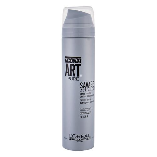 Für Haarvolumen  L'Oréal Professionnel Tecni.Art Savage Panache Pure Powder Spray 250 ml Beschädigtes Flakon