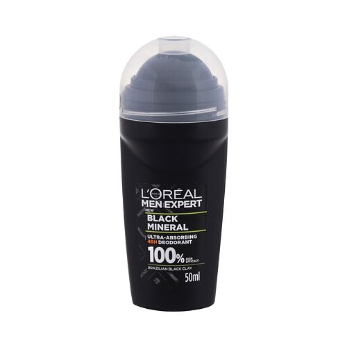 Déodorant L'Oréal Paris Men Expert Black Mineral 48H 50 ml