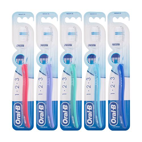 Zahnbürste Oral-B 1-2-3 Indicator Medium 1 St. Beschädigte Verpackung