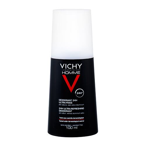 Déodorant Vichy Homme 100 ml flacon endommagé