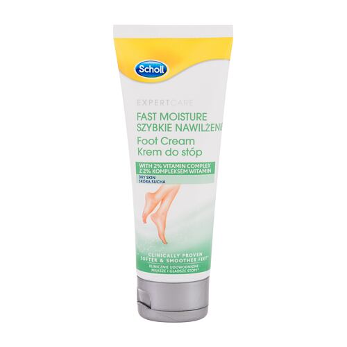 Fußcreme Scholl Expert Care Fast Moisture Foot Cream Dry Skin 75 ml