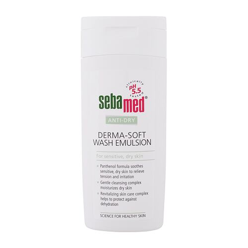 Gel douche SebaMed Anti-Dry Derma-Soft Wash Emulsion 200 ml
