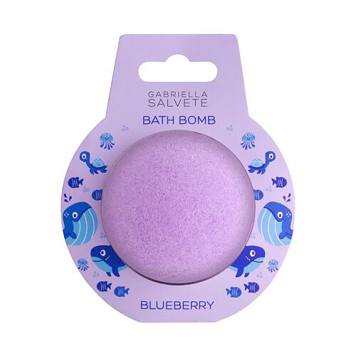 Badebombe Gabriella Salvete Kids Bath Bomb Blueberry 100 g Beschädigte Verpackung