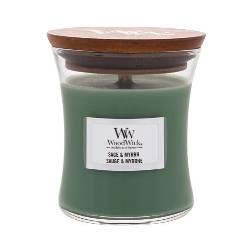Bougie parfumée WoodWick Sage & Myrrh 85 g