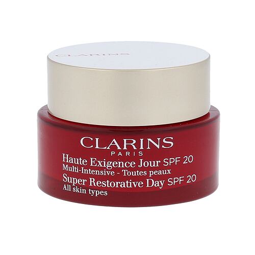 Crème de jour Clarins Age Replenish Super Restorative Day SPF20 50 ml boîte endommagée