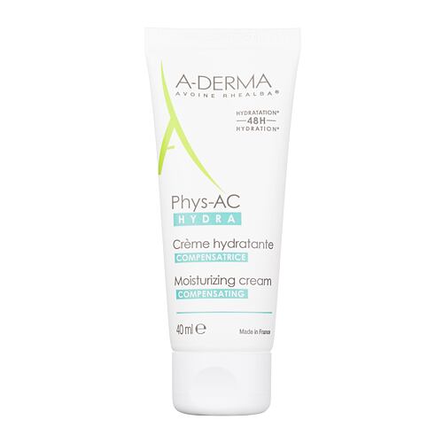 Tagescreme A-Derma Phys-AC Hydra Compensating Moisturizing Cream 40 ml Beschädigte Schachtel