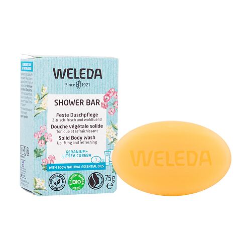 Pain de savon Weleda Shower Bar Geranium + Litsea Cubera 75 g