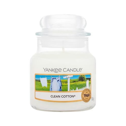 Bougie parfumée Yankee Candle Clean Cotton 104 g
