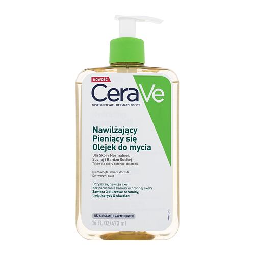Reinigungsöl CeraVe Facial Cleansers Hydrating Foaming Oil Cleanser 473 ml
