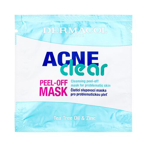Masque visage Dermacol AcneClear Peel-Off Mask 8 ml