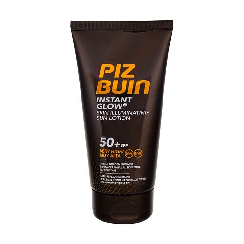 Soin solaire corps PIZ BUIN Instant Glow Skin Illuminating Lotion SPF50+ 150 ml emballage endommagé