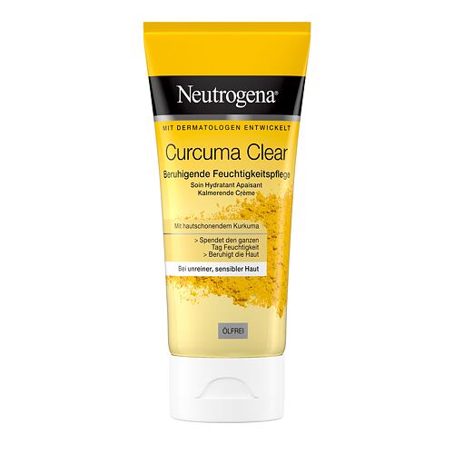 Crème de jour Neutrogena Curcuma Clear Moisturizing and Soothing Cream 75 ml