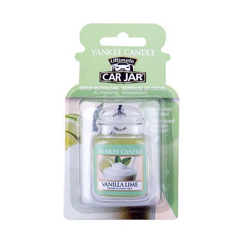 Parfum voiture Yankee Candle Vanilla Lime Car Jar 1 St. emballage endommagé