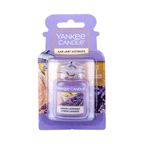Autoduft Yankee Candle Lemon Lavender Car Jar 1 St. Beschädigte Verpackung