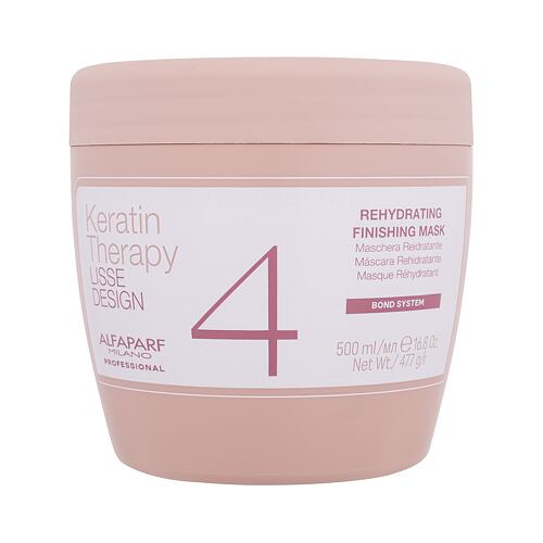 Masque cheveux ALFAPARF MILANO Keratin Therapy Lisse Design Rehydrating 500 ml