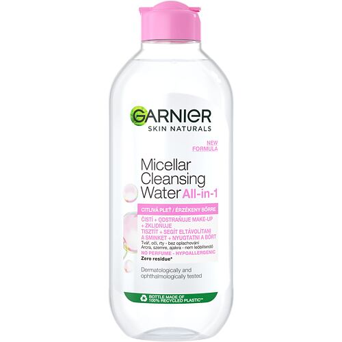 Eau micellaire Garnier Skin Naturals Micellar Water All-In-1 Sensitive 400 ml