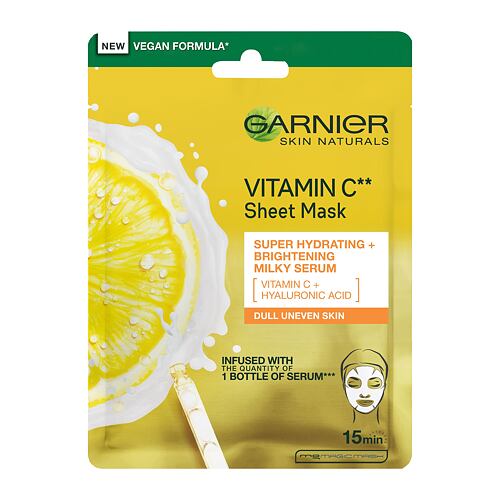 Masque visage Garnier Skin Naturals Vitamin C Sheet Mask 1 St.
