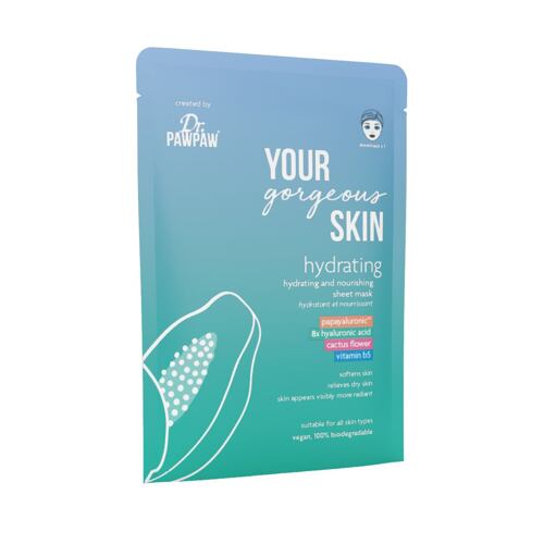 Gesichtsmaske Dr. PAWPAW Your Gorgeous Skin Hydrating Sheet Mask 25 ml