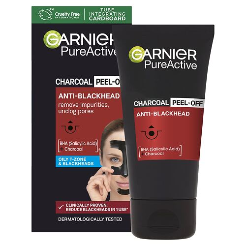 Masque visage Garnier Pure Active Charcoal Anti-Blackhead Peel-Off 50 ml