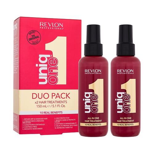Soin sans rinçage Revlon Professional Uniq One All In One Hair Treatment Duo Pack 2x150 ml