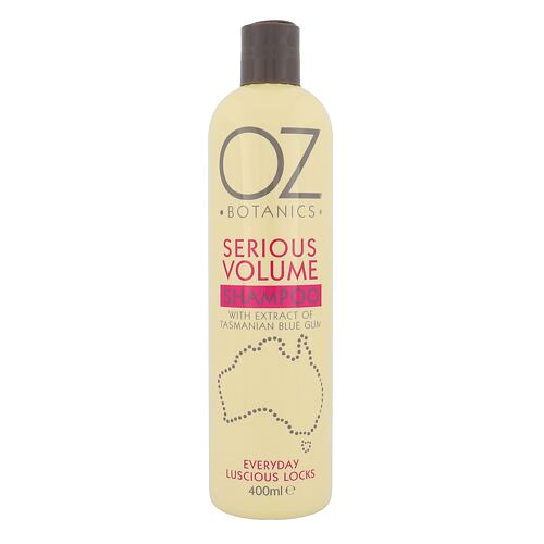 Shampoo Xpel OZ Botanics Serious Volume 400 ml Beschädigtes Flakon